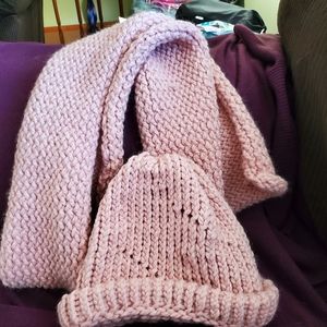 Beanies and beanie and scarf sets handmade